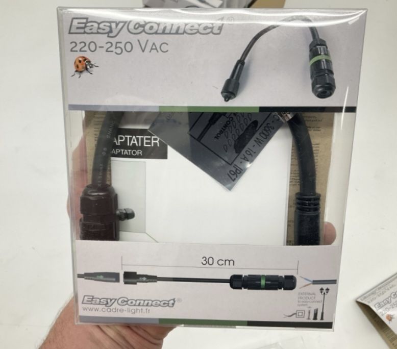 Cavi: 3 x Easy Connect Adapter 220-250V / Anschlusskabel – Nuovo e nell'imballaggio originale da Rottenschwil venduto da tob_h7ld