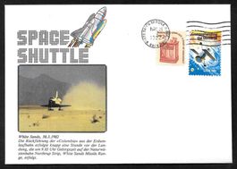 USA Sonderbrief Space Shuttle 3 Landung 30.3.1982