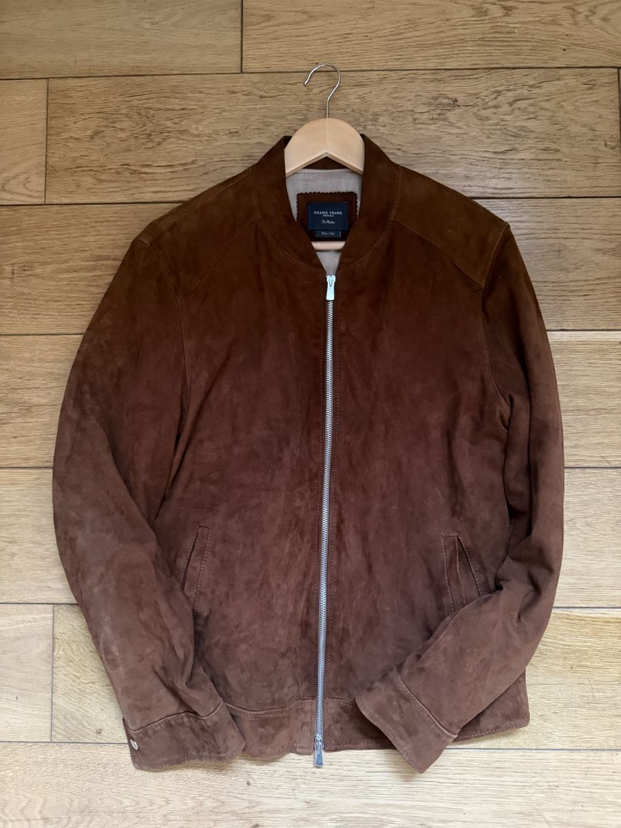 Jacken: Grand Frank - Brown suede leather jacket – Gebraucht aus Vésenaz von RMShop