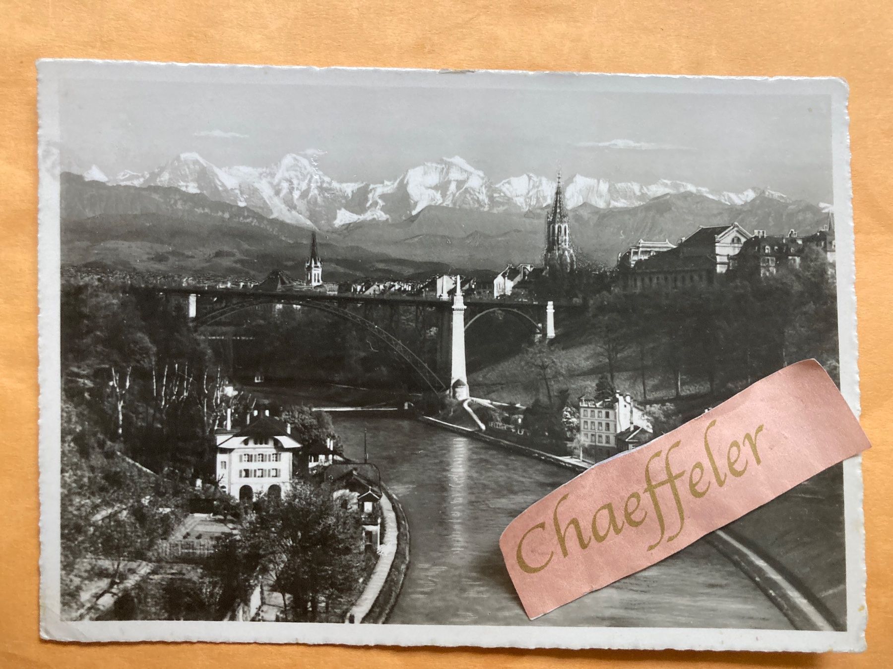 Ansichtskarten: 1938 Bern, Blick auf Kornhausbrücke und – Gebraucht aus Zürich von Chaeffeler