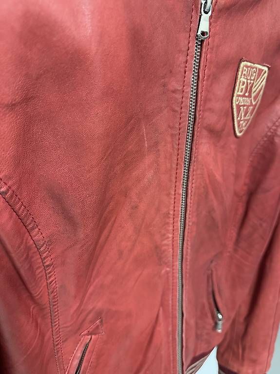 Giacche: Lederjacke, Rot, Gr. M – Usato da Kriegstetten venduto da Levin7 2