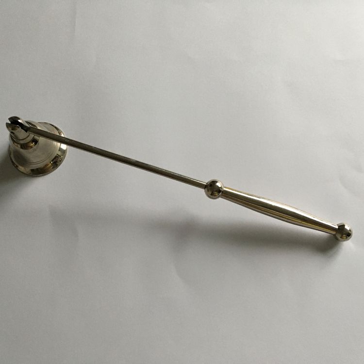 Kerzenlöscher Aus Metall Mit Strass-Design – Langer Griff, Zum Sicheren Löschen Von Duftkerzen & Teelichtern