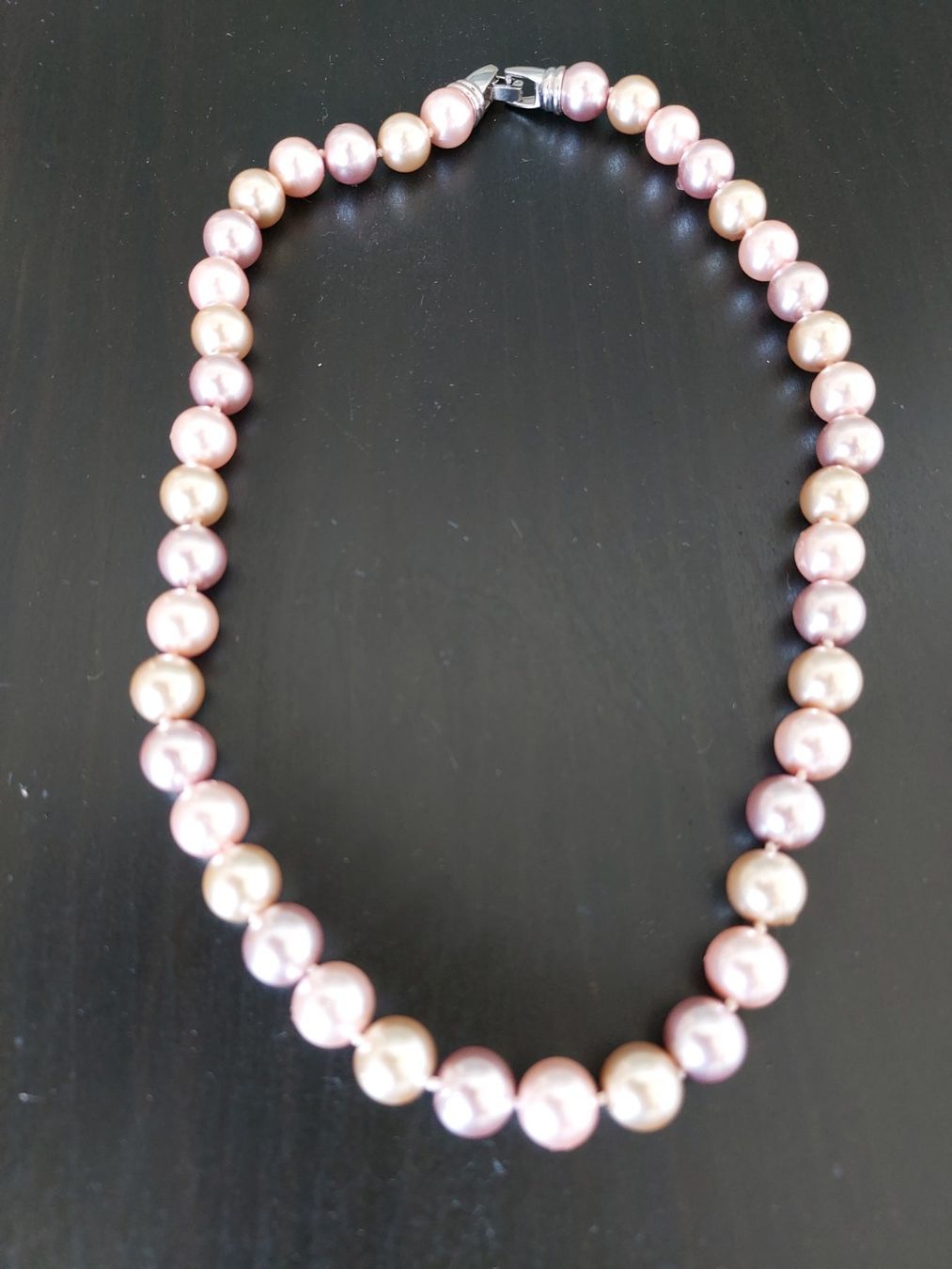 Perle (finte): 1x Halskette aus Muschelkernperlen – Usato da Horgen venduto da zur_jq85 7