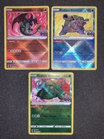 Radiant Charizard, Blastoise, Venusaur