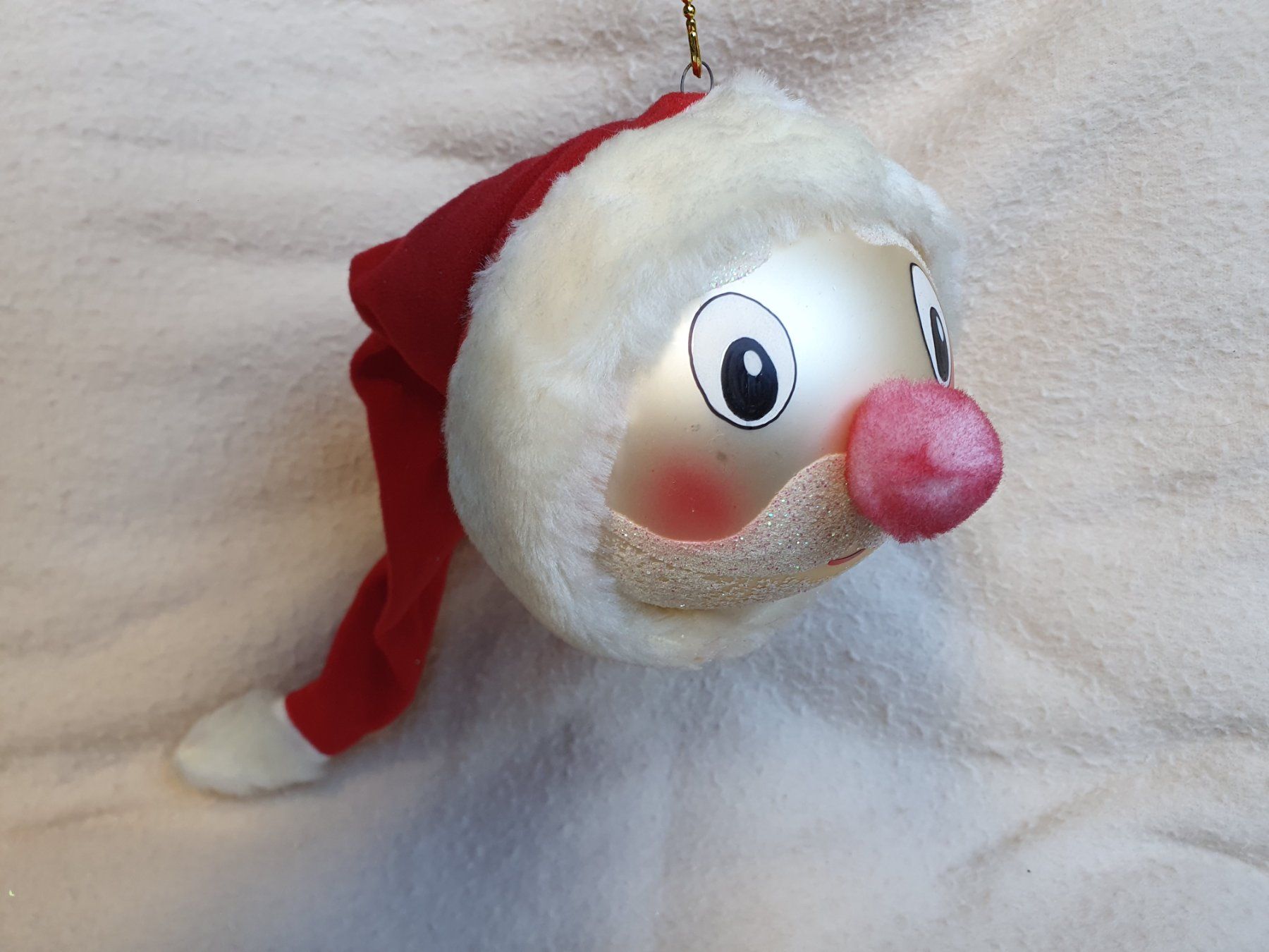 Tutte le decorazioni: Grande boccia a forma di Babbo Natale – Usato da Melano venduto da H-Sara