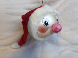 Grande boccia a forma di Babbo Natale