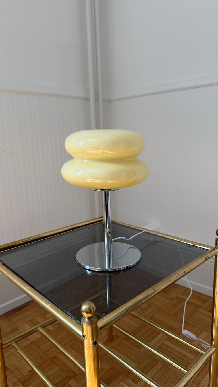 Lampade: Vintage Glaslampe in Beige – Nuovo (secondo la descrizione) da Zürich venduto da dus_gln9 2