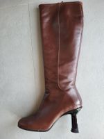 Authentiques Bottes Charles Jourdan Paris en cuir brun