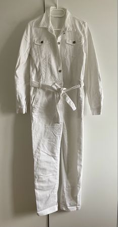 Weisser Jeans Overall von Luisa Rossi, Grösse M