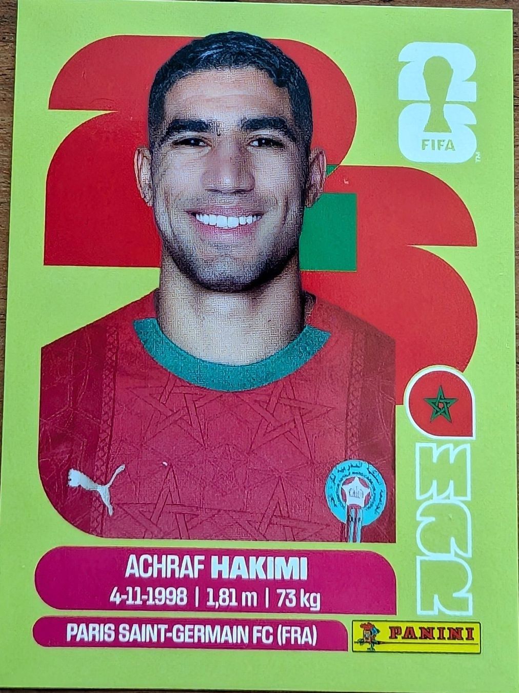 Panini Carte collezionabili: wm 2026 panini bild Achraf Hakimi MAR 4 – Nuovo (secondo la descrizione) da Zürich venduto da Milk-and-Chicken