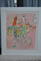 Alois Carigiet - Kos, Reiter auf Esel - Original Litho 1962