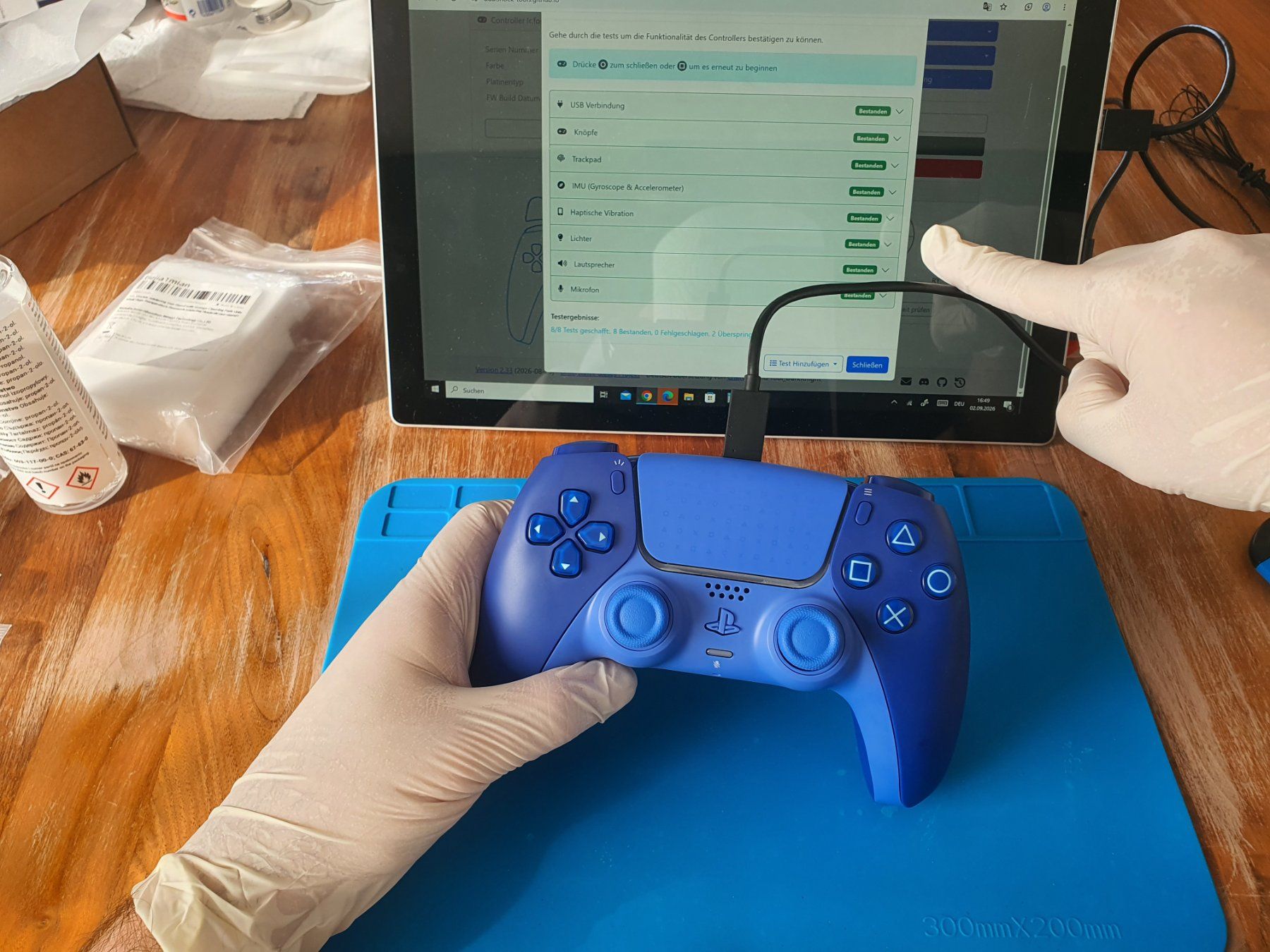Sony Controller: PS5 Controller / Icon Blue / TMR Stick / Paddle / 4250 mah – Neu (gemäss Beschreibung) aus Dietikon von SwissMod 9