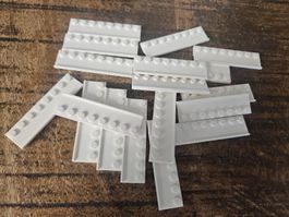 lego 30586 lot de 18 pièces White Plate, Modified 2 x 8