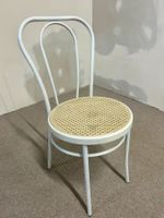 Bistrostuhl in Weiss im Stil von Thonet