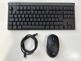 Logitech G515 Lightspeed TKL Tastatur, G309 Lightspeed Maus 