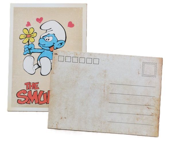 Cartoline postali: Schlumpf und Micky Maus  (2 Postkarten) – Nuovo (secondo la descrizione) da Wilen b. Wollerau venduto da morethanmusic 1