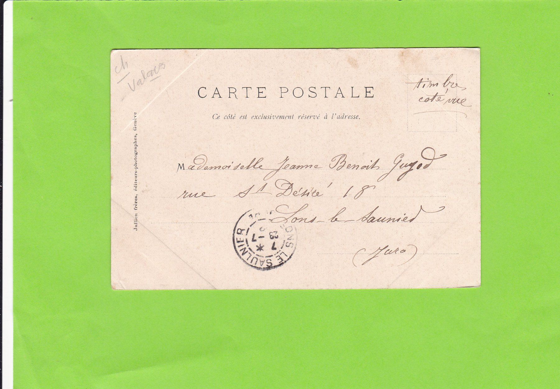 Cartoline postali: Finshauts et Bel-Oiseau – Usato da St. Peterzell venduto da neckertal 1