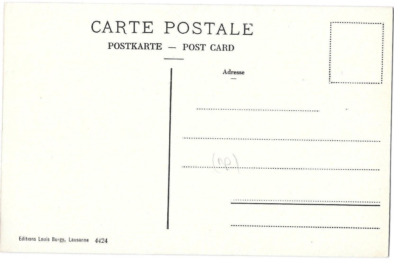 Cartoline postali: Saas-Fee La procession – Usato da Olten venduto da clotaldi 1