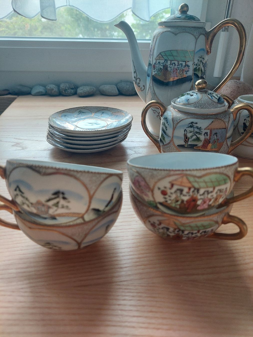 Set di piatti: Chinesisches Tee Geschirr  – Usato da Rietheim venduto da modani0 3