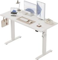 Schreibtisch höhenverstellbar elektrisch 120x60 Weiss Memory