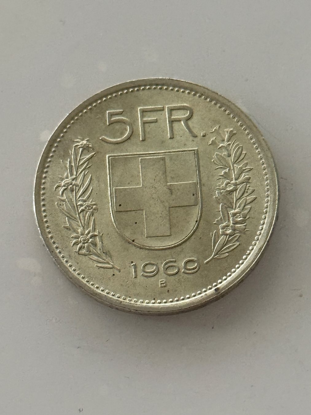 Toutes les monnaies: 5 Franken 1969  Silber – D'occasion à Wallisellen par SWISS_SILVER1 1