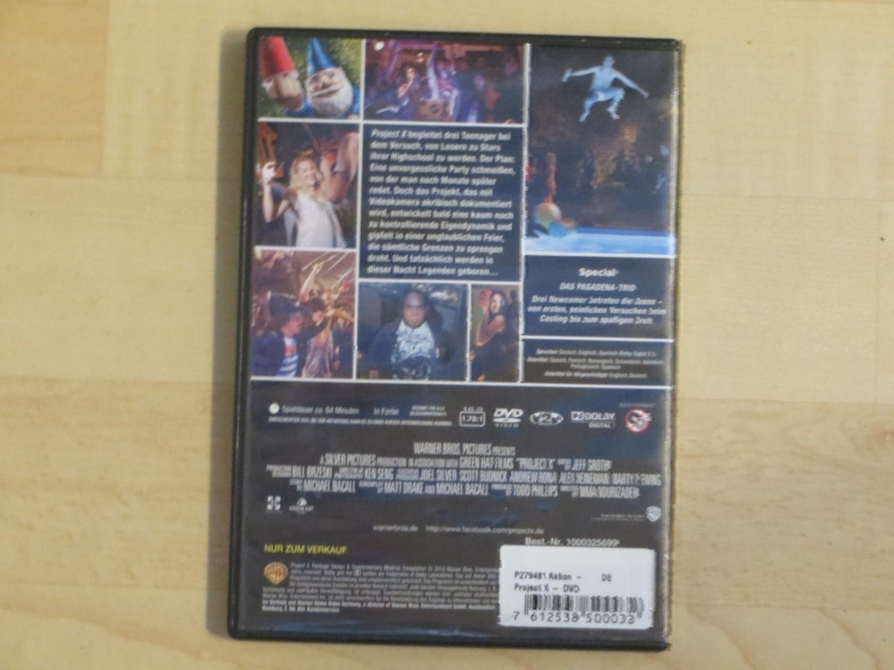 Alle DVDs: DVD   Projectx – Gebraucht aus Embrach von S24ch 1