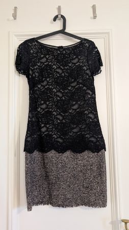 Marc Cain Black Lace Dress, Size N2, Great Condition!