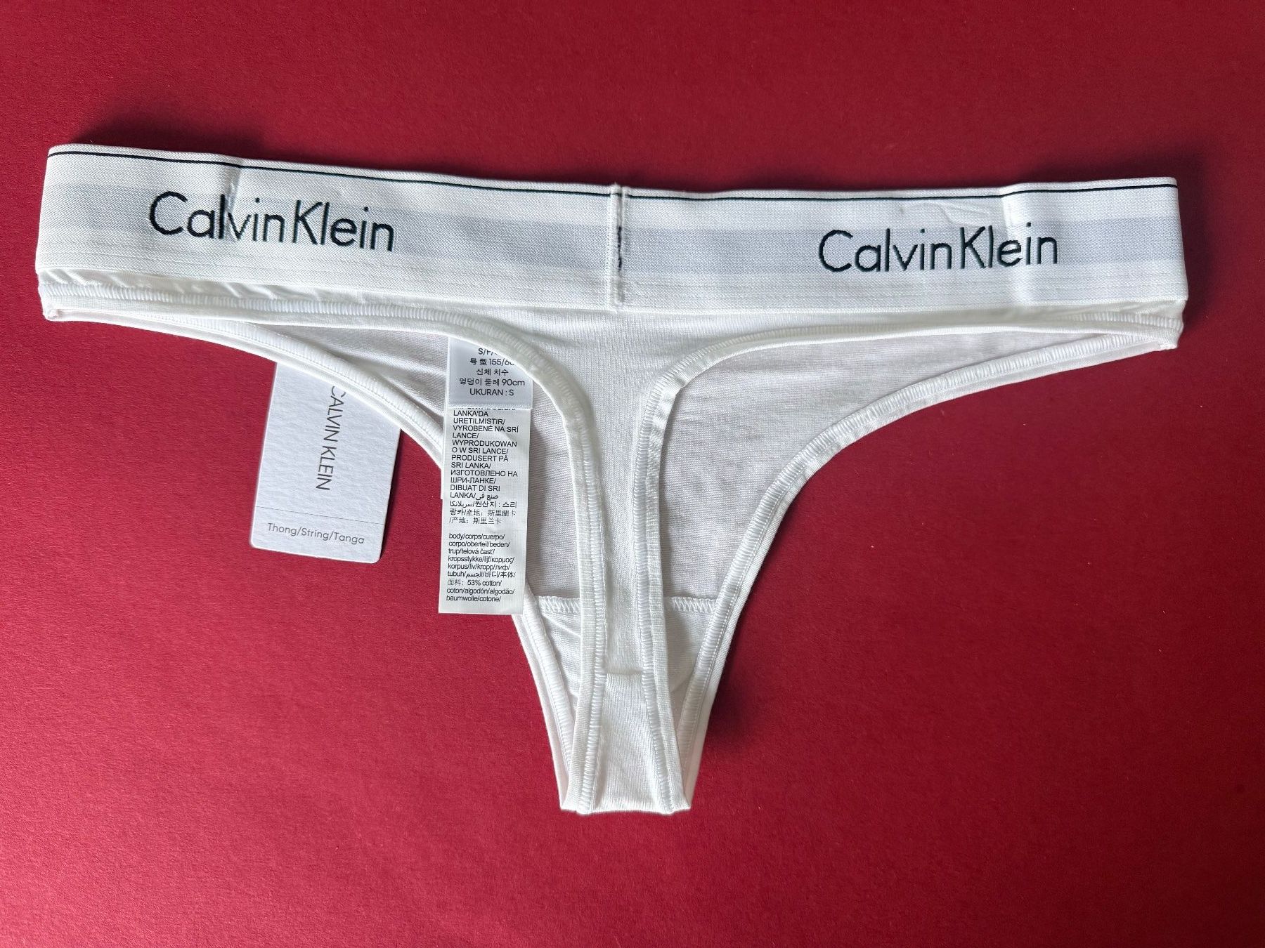 Calvin Klein Altra biancheria intima: String, CALVIN KLEIN, Grösse S, 3 Stück in Weiss – Nuovo e nell'imballaggio originale da Rudolfstetten venduto da gst_g7xl 6