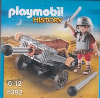 PLAYMOBIL HISTORY 5392 CENTURIONE ROMANO CON BALESTRA new