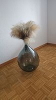 Glasballon mit Pampasgras Dekoration 1 Stück