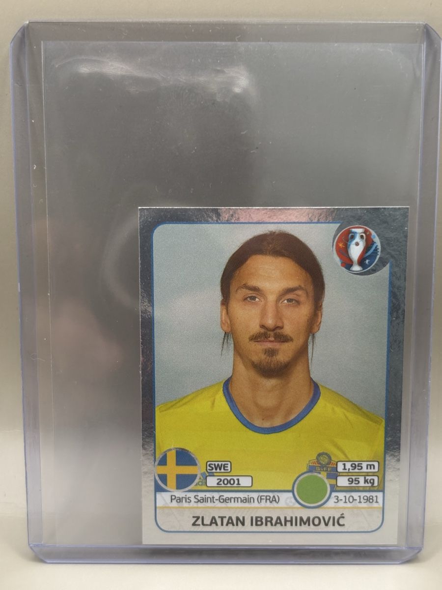 Panini Carte collezionabili: Zlatan Ibrahimovic Euro 2016 - Panini Sticker – Usato da Oberbuchsiten venduto da Bananefrappe93