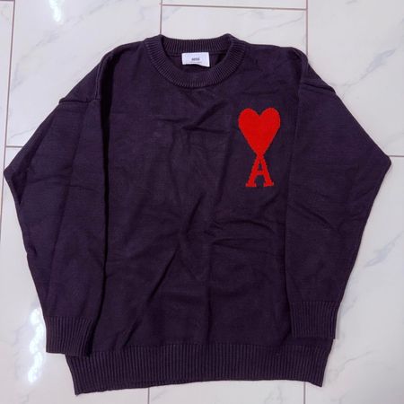 Ami Paris Pullover Schwarz Grösse L