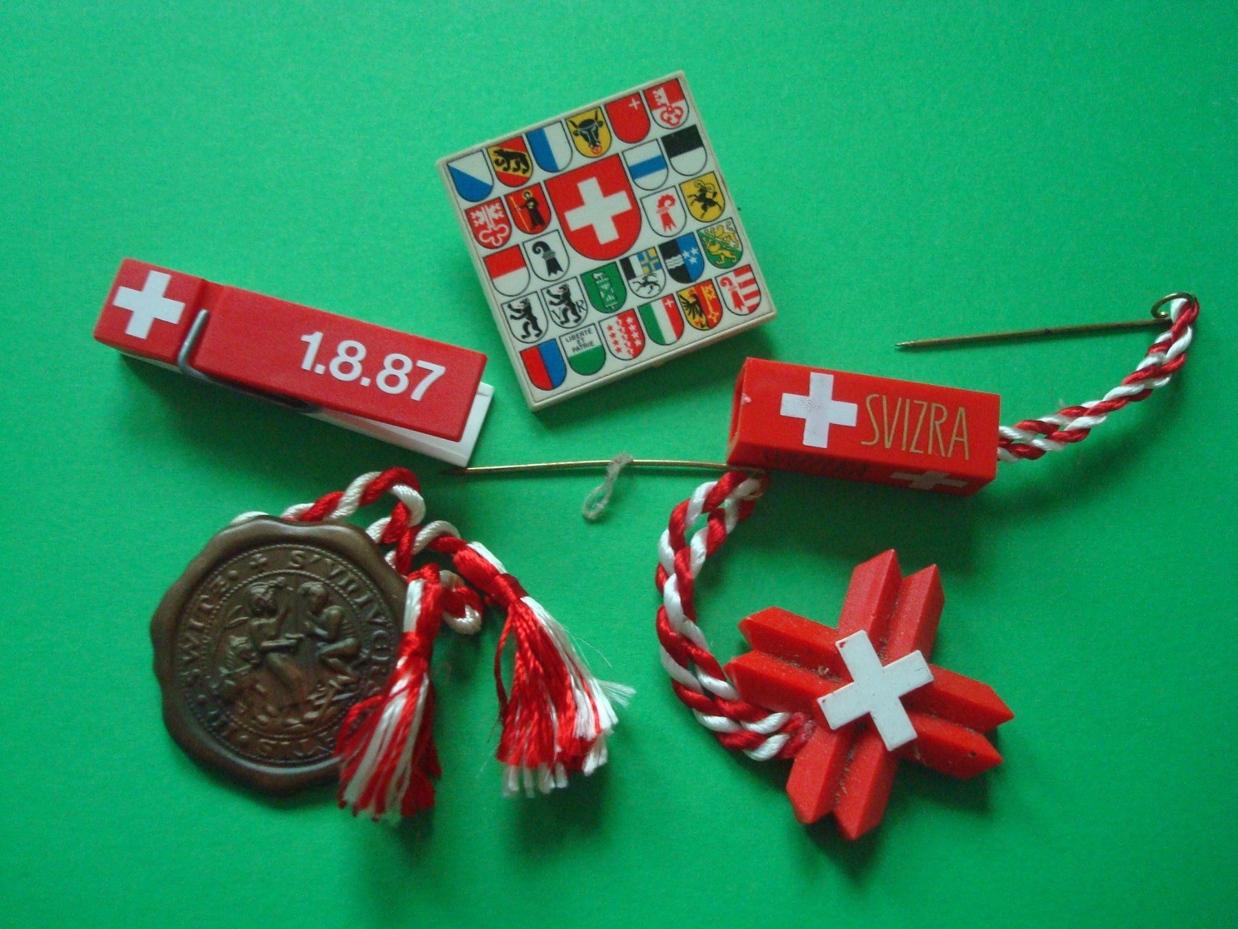 Plaquettes & Badges: 1. Augustabzeichen ein Lot – D'occasion à Riehen par Baerewaegli