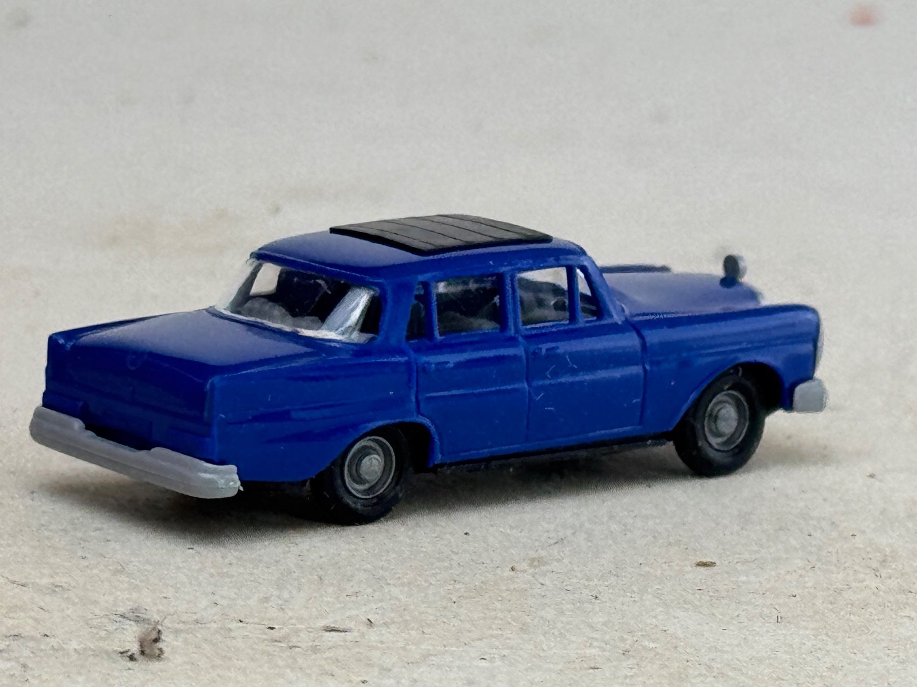 Busch Modellini d'auto: GB1- Busch Mercedes 220 blau – Usato da Elm venduto da Wikmtz 1