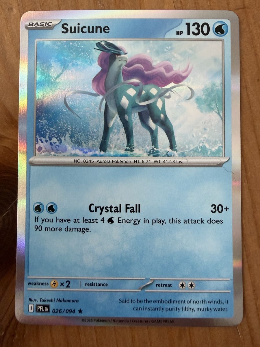 Pokémon Carte collezionabili: Suicune (PFL026) – Nuovo (secondo la descrizione) da Vevey venduto da Matx