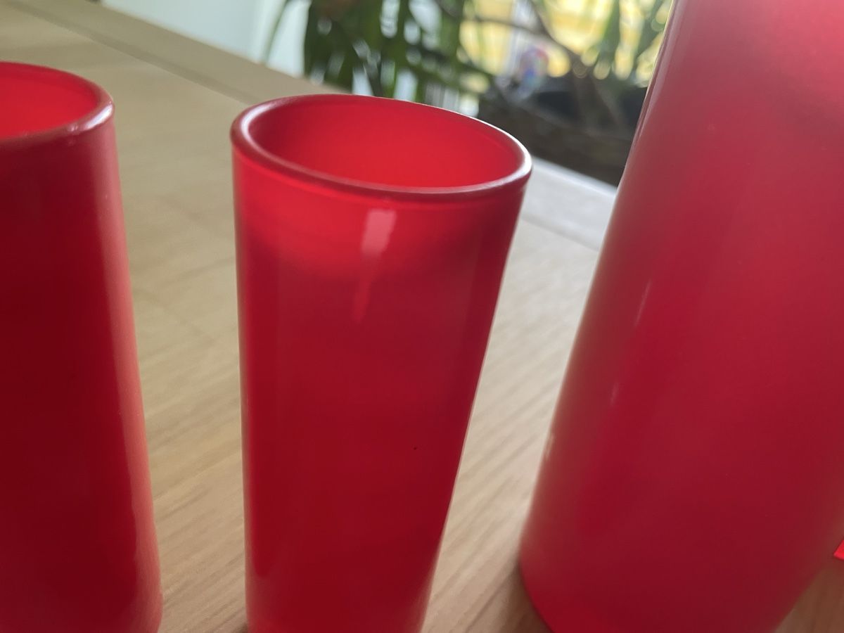 Behälter & Ähnliches: 4 Glässer mit Schweizerkreuz.  – Gebraucht aus Aarau Rohr von keedom 2