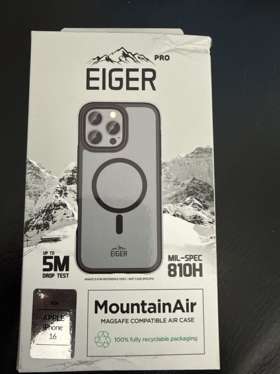 Apple Covers & Schutzfolien: Eiger MountainAir Pro Hülle Apple iPhone 16 neu – Neu und originalverpackt aus Thun von Sarica1