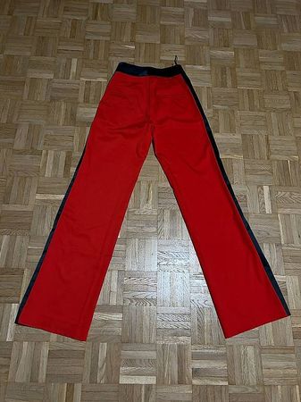 YanGol Damen Zweiteiler Rot Schwarz Elegant Set
