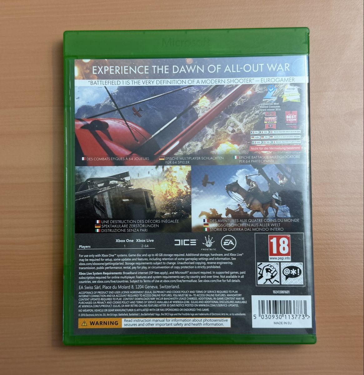Microsoft Giochi: Battlefield 1, XBOX One – Usato da Rüti ZH venduto da second.life 1
