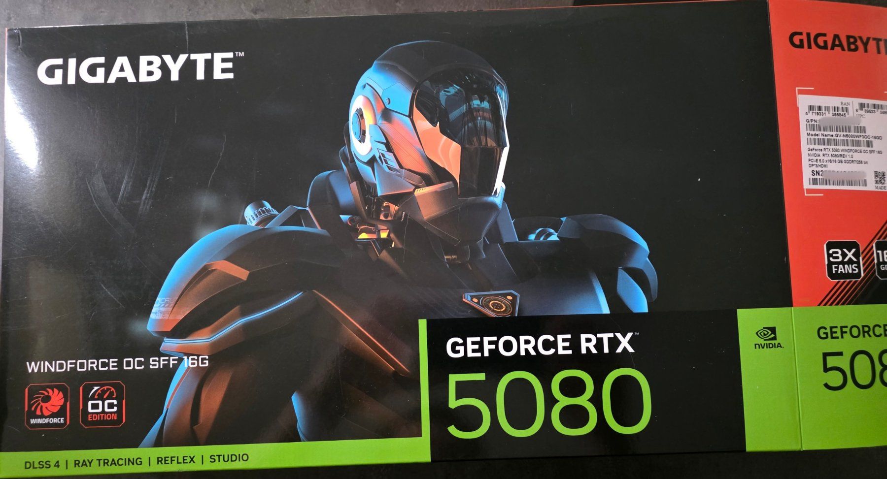 Gigabyte Grafikkarten: Gigabyte WindForce OC SFF 16G, GeForce RTX 5080 – Gebraucht aus La Neuveville von rapiot