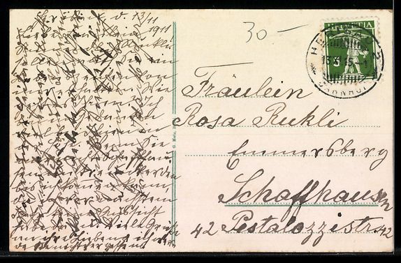 Cartes postales: AK Herisau, In der Poststrasse – D'occasion à Berlin par bartko-reher 1