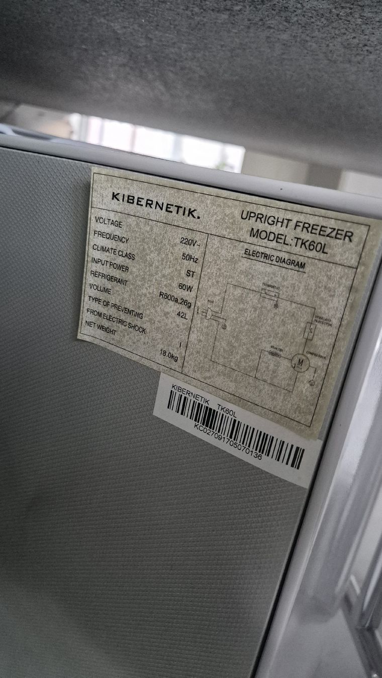 Congelatori: Kibernetik TK60L Mini-Gefrierschrank 42L – Usato da Bern venduto da mabuti 1