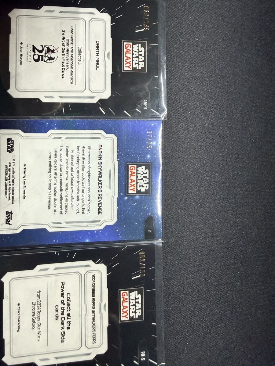 Topps Carte collezionabili: Star Wars galaxy Topps 2024 11 numérotés – Nuovo (secondo la descrizione) da Pomy venduto da Asw.luxury 3