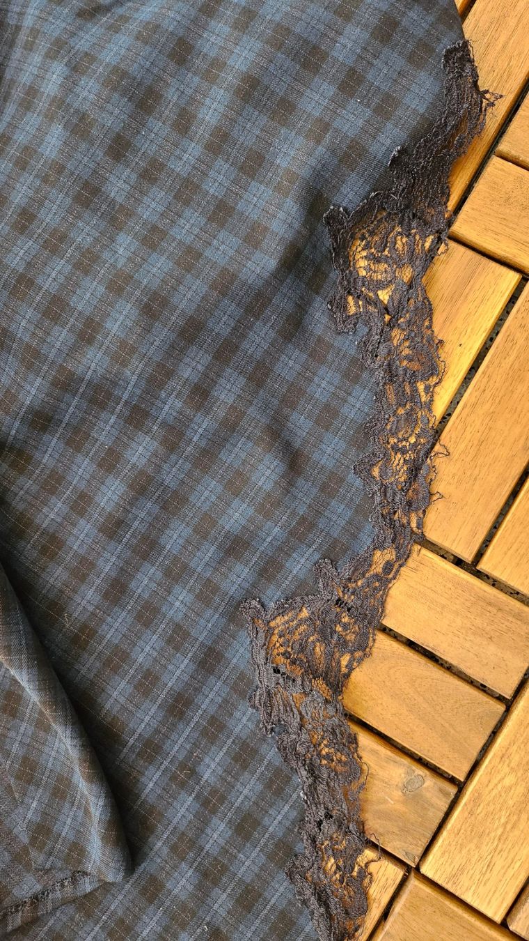 Zara Kleider: Karo-Kleid mit Spitze, Gr. 36 von zara – Gebraucht aus Bülach von ane_yn2b 2