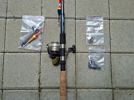 Shimano Hyperloop 4000FB Angelrolle und TC STE240H Angelrute