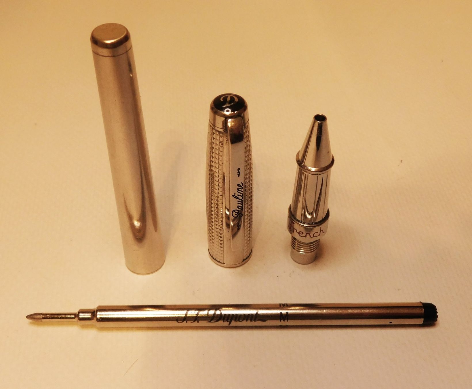 Dupont Stifte & Marker: Stift Sheaffer Pauline Rollerball Versilberte 2017er – Gebraucht aus Emmenbrücke von Ulisse-22 3