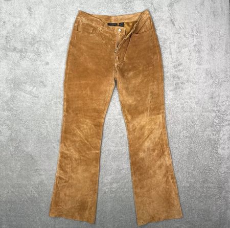 Wildleder suede Hose braun Vintage Express