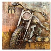 Route 66 Metallbild