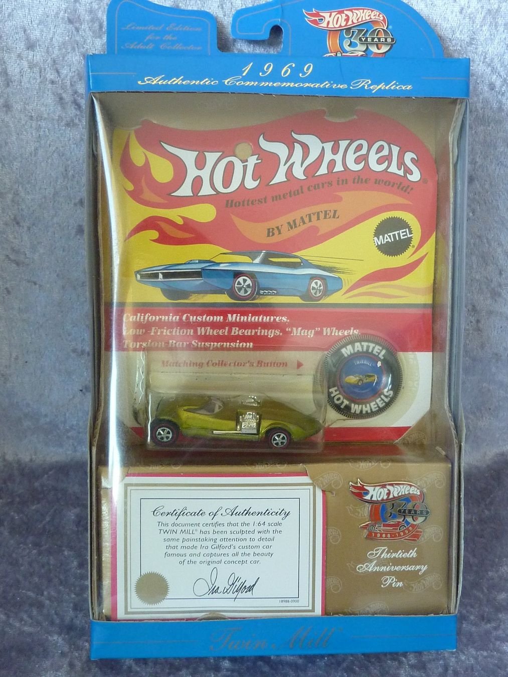 Hot Wheels Modellini d'auto: Twinn Mill Redliner 30 Anniversary  1:64 – Nuovo e nell'imballaggio originale da Dürrenäsch venduto da Cobra1ch 1