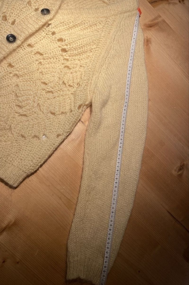 Maglioni & Felpe: Custommade Cardigan gelb Mohair – Usato da Rotkreuz venduto da zisii 3
